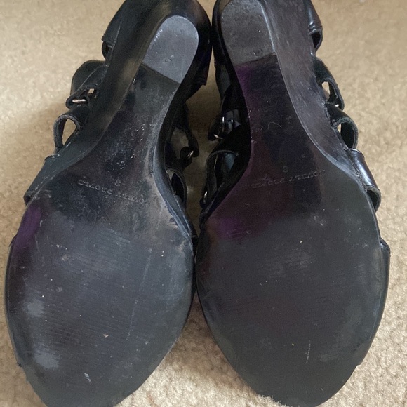 Wedge shoe black nice details on front - Picture 5 of 5